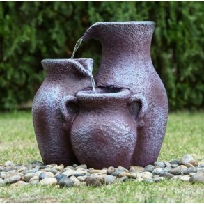 Vandfontne med krukker