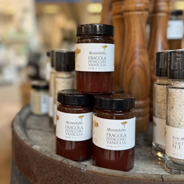 Marmelade m. jordb�r/pistacie