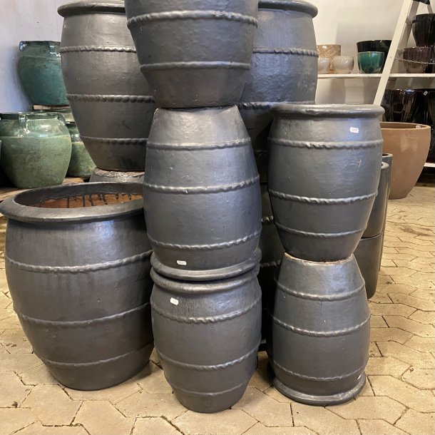 Krukke mat sort med ranke