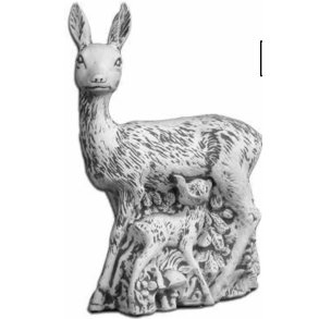 Bambi med kid st�ende