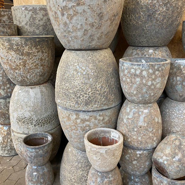 Krukke "Amy" creme lava �gpotte