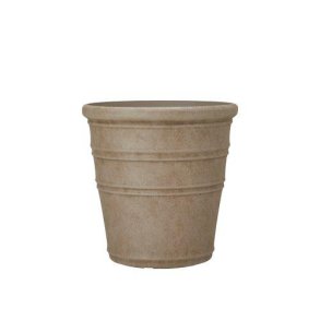 Plast Krukke, antik brun