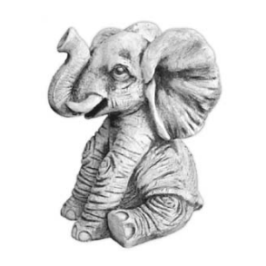Elefant siddende 
