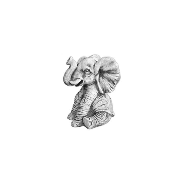 Siddende elefant