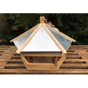 Fuglehus med zink tag