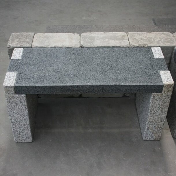 Granitb�nk m/poleret s�de