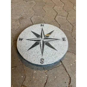 Kompassten lysegr� �30 cm