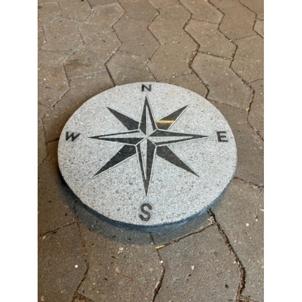 Kompassten lysegr� �30 cm