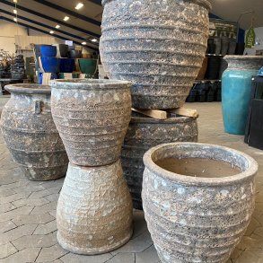 Krukke lava look, creme