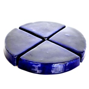 Krukkefod, glaseret bl