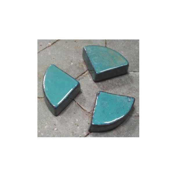 Krukkefod, glaseret grn