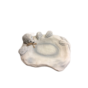 Fuglebad med pindsvin