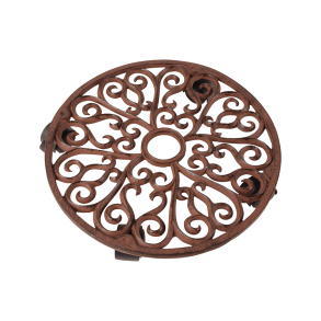 Pottetrolley, brun 35cm