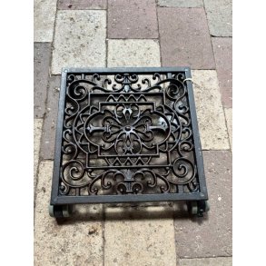 Pottetrolley sort, firkantet 28cm