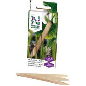 Stiketiketter i birk