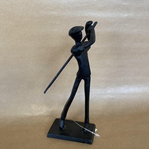 Figur i jern, golfspiller